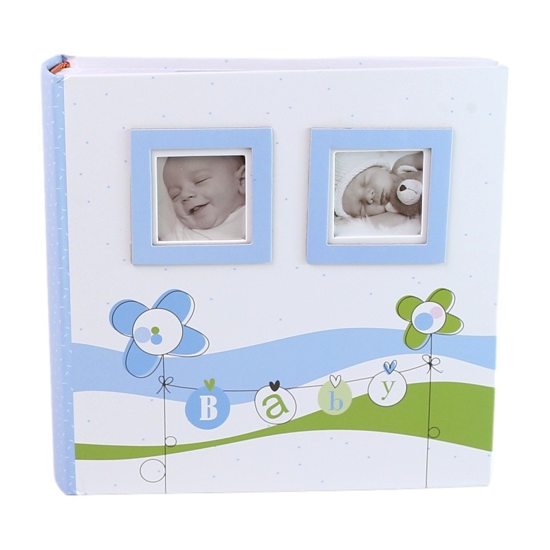 Album foto, capacitate 200 poze, format 10x15, buzunare slip-in, albastru - imagine 6